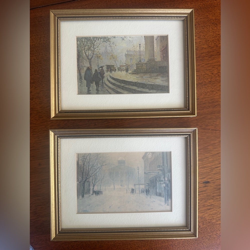 Paul Sawyier Old Capitol Paintings Set of 2